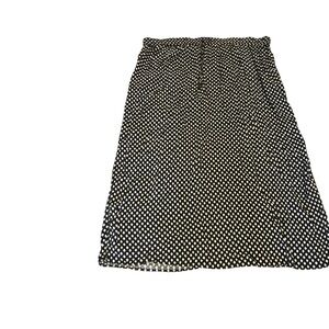 George Black and White Patterned Skirt. Size 4X.